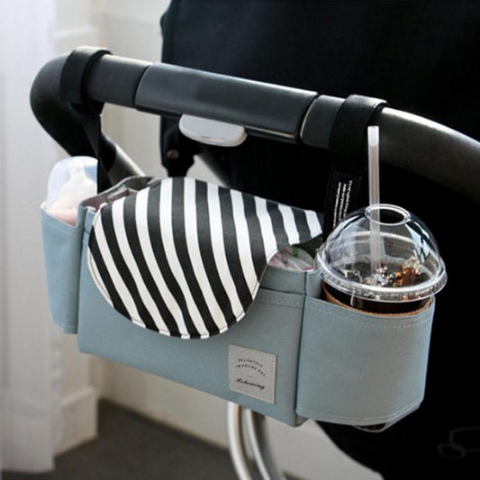 Stroller Storage Bag Pram Cup Holder Diaper Organizer Multifunctional Large Capacity Baby Cart Carriage Bag Stroller Accessories