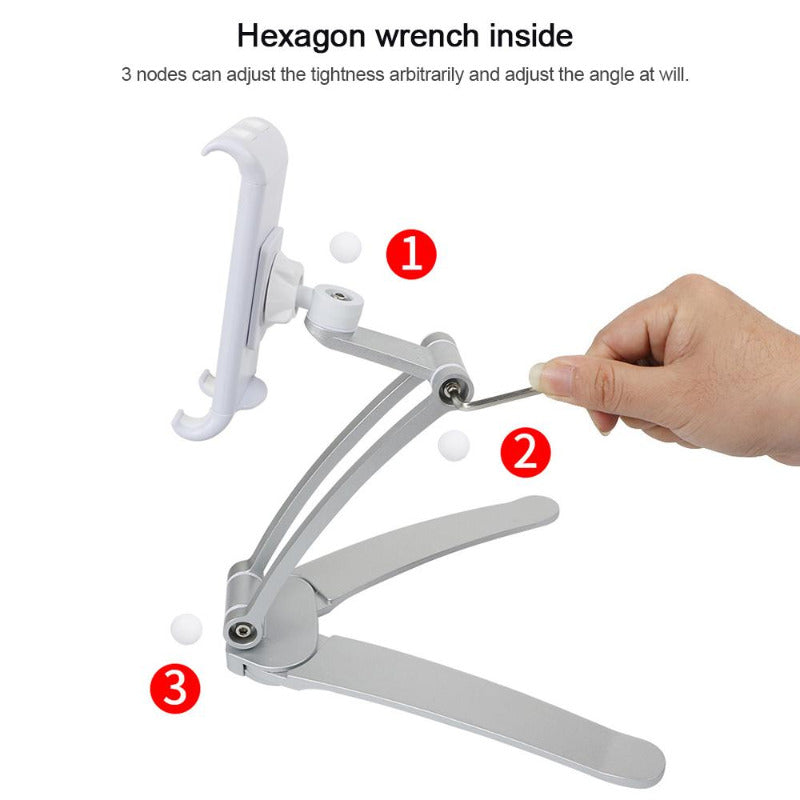 Rotating Portable Monitor Wall Desk Metal Stand Fit For Below 15.6inch monitor Tablet Mobile Phone Holders