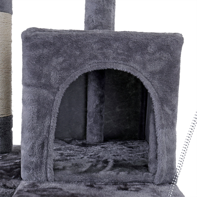 Luxury Multi-layer Cat Condo Bed House For Cat Durable Sisal Scratching Post Cat Tree With Hammock Cat Furniture