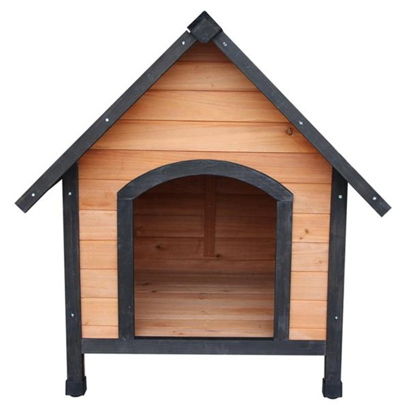 Dog House Waterproof Pet House Home Wooden Outdoor Pet Kennel Shelter Weather Resistant Dog Cat Kennel for Backyards