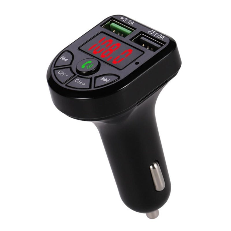 VR robot FM Transmitter Bluetooth Car MP3 Audio Player Handsfree Car Kit 5V 3.1A Dual USB Charger 12-24V TF U Disk Music Player