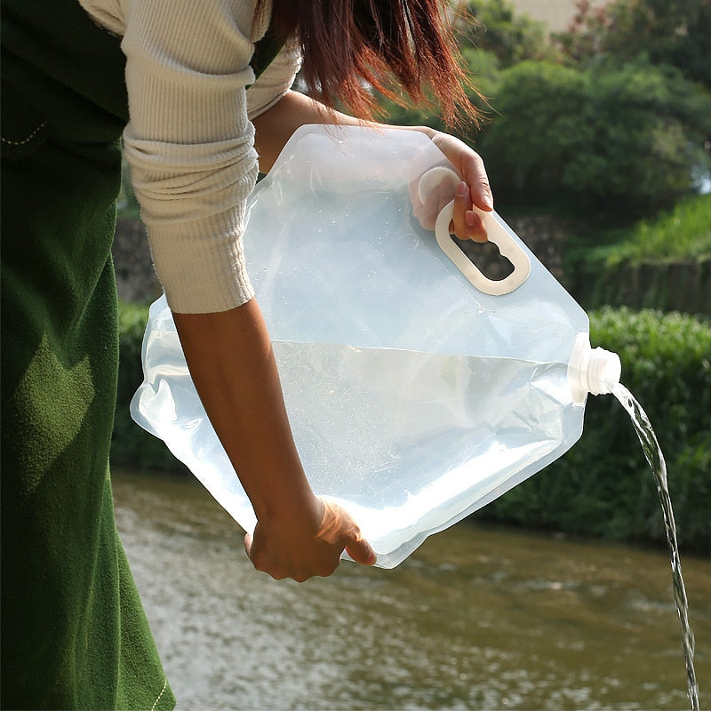 Outdoor Water Bags Foldable Portable Dringking Camp Cooking Picnic BBQ Water Container Bag Carrier Car Water Tank