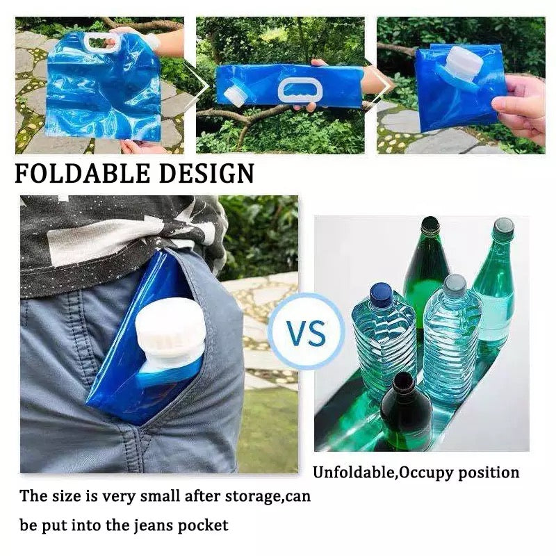 Outdoor Water Bags Foldable Portable Dringking Camp Cooking Picnic BBQ Water Container Bag Carrier Car Water Tank