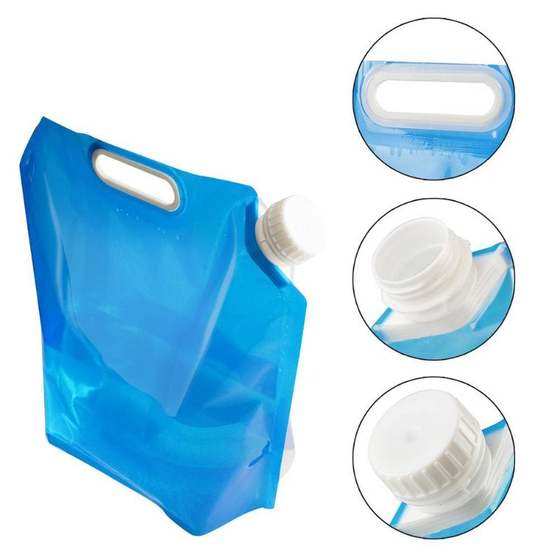 Outdoor Camping Water Bag Foldable Water Container Water Can Portable Folding Travel Water Bucket Picnic BBQ Water Tank