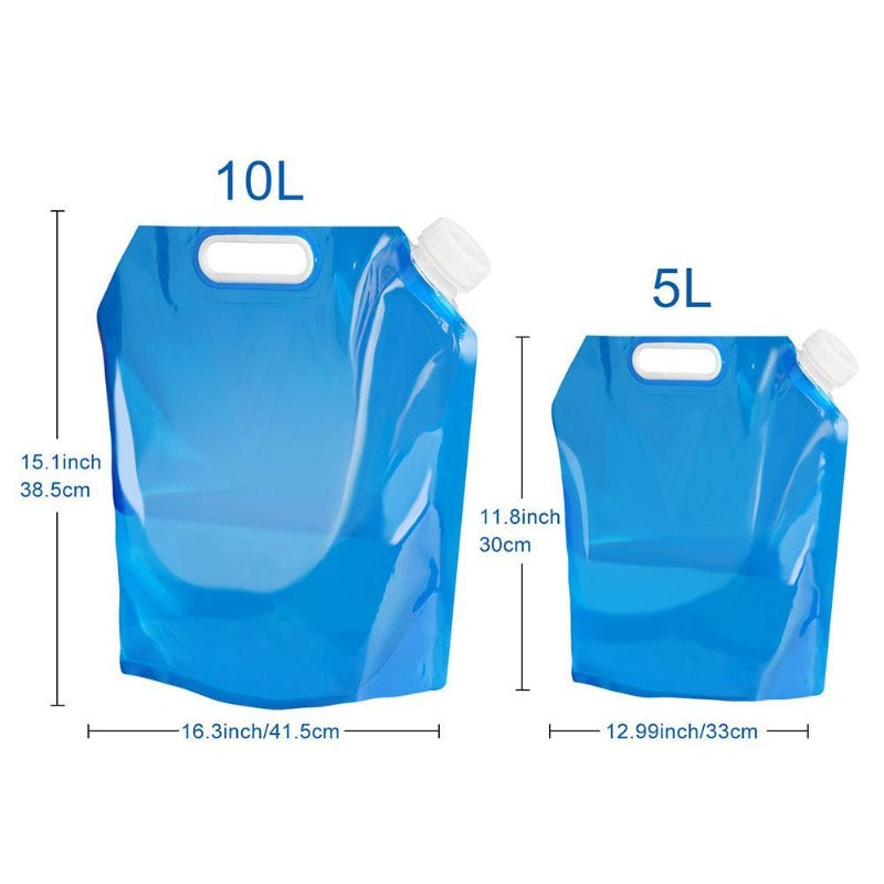 Outdoor Camping Water Bag Foldable Water Container Water Can Portable Folding Travel Water Bucket Picnic BBQ Water Tank