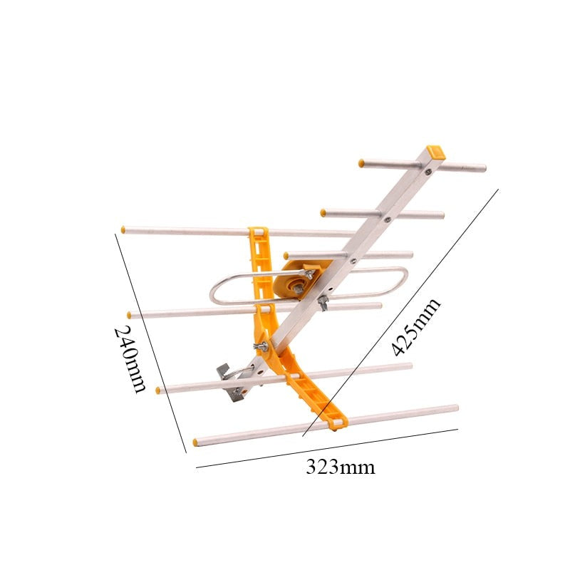 HD Digital TV Antenna For HDTV DVBT/DVBT2 470MHz-860MHz Outdoor TV Antenna Digital Amplified HDTV Antenna