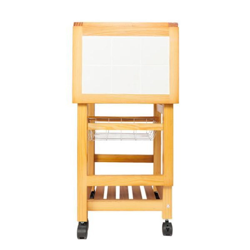 Portable Rolling Drop Leaf Kitchen Storage Trolley Cart Island Sapele Color Kitchen Trolley Cart Dining Kitchen Organizer