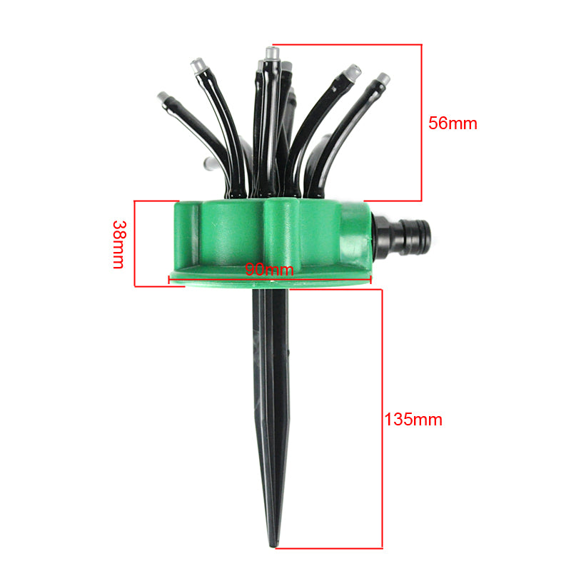 Irrigation Noodle Head Flexible 360 Degree Water Sprinkler Spray Nozzle Lawn Garden Irrigation Sprinkler Irrigation Spray