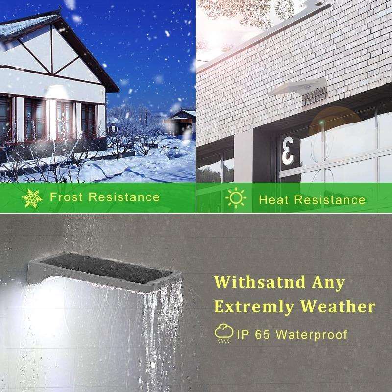 Solar Power Motion Sensor Garden Security Lamp Outdoor Waterproof Light Garden Wall Lamp Solar Lights