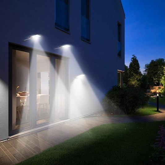 Solar Power Motion Sensor Garden Security Lamp Outdoor Waterproof Light Garden Wall Lamp Solar Lights