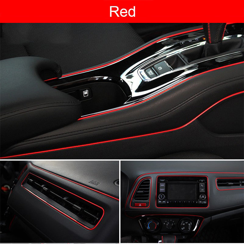 Car Styling Universal DIY Decoration Flexible Strips 5M/3M Interior Moulding Trim Strips Trim Dashboard Door Car-styling Tools