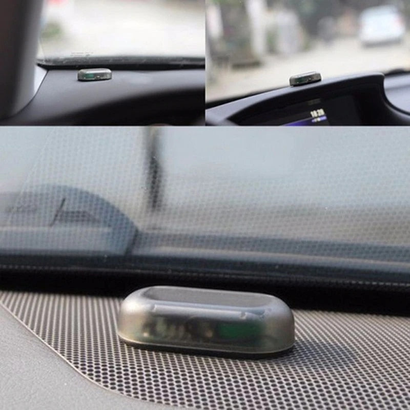Car Fake Security Light Solar Powered Simulated Dummy Alarm Wireless Warning Anti-Theft Caution Lamp LED Flashing Imitation