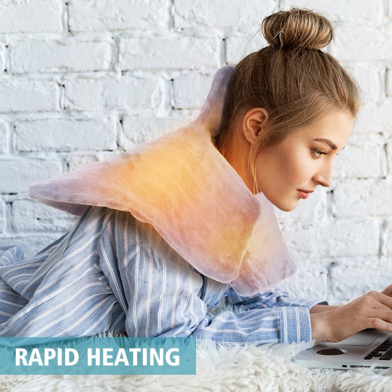 Warmer Electric Heating Pad Heated Mat Large Thermal Blanket Shoulder Neck Back Heating Shawl Wrap Pain Relief Temperature