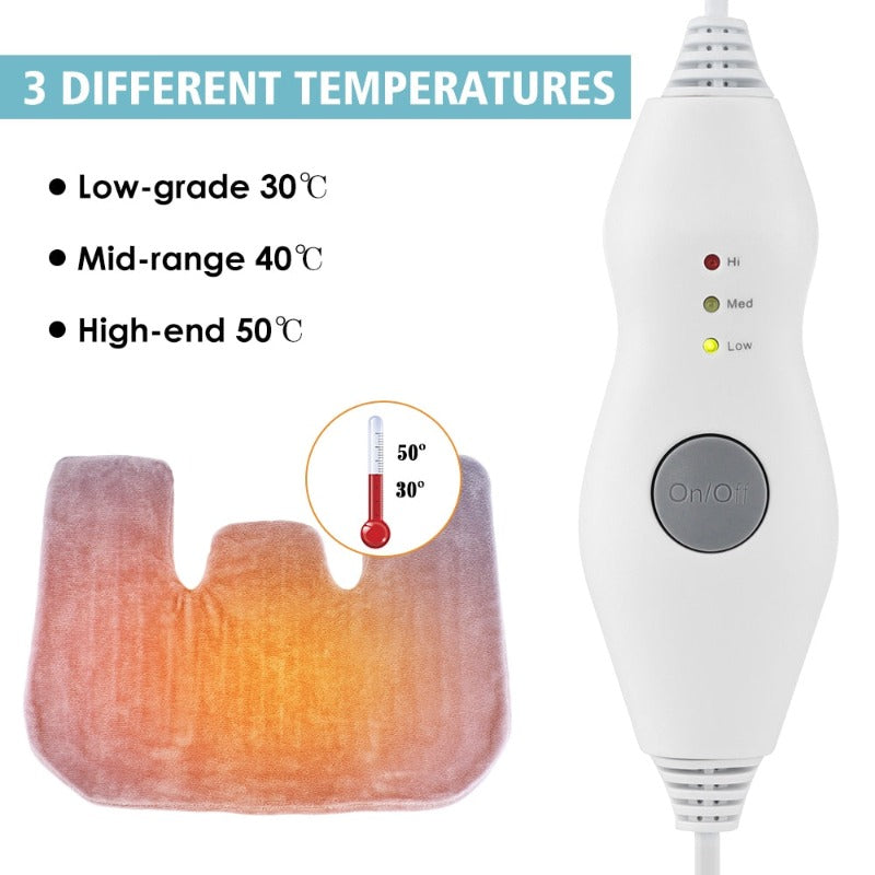 Warmer Electric Heating Pad Heated Mat Large Thermal Blanket Shoulder Neck Back Heating Shawl Wrap Pain Relief Temperature