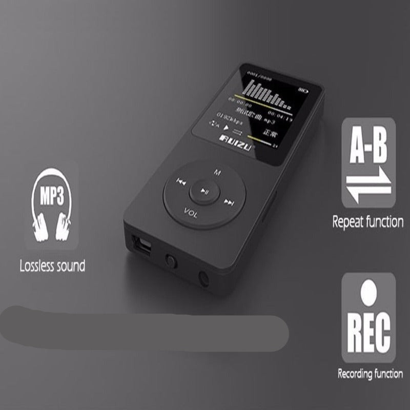 MP3 Player 8GB Portable Music Player Lossless Audio Player Walkman Support FM Radio Recording EBook Clock Video Player