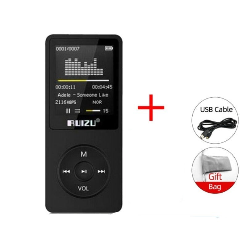 MP3 Player 8GB Portable Music Player Lossless Audio Player Walkman Support FM Radio Recording EBook Clock Video Player