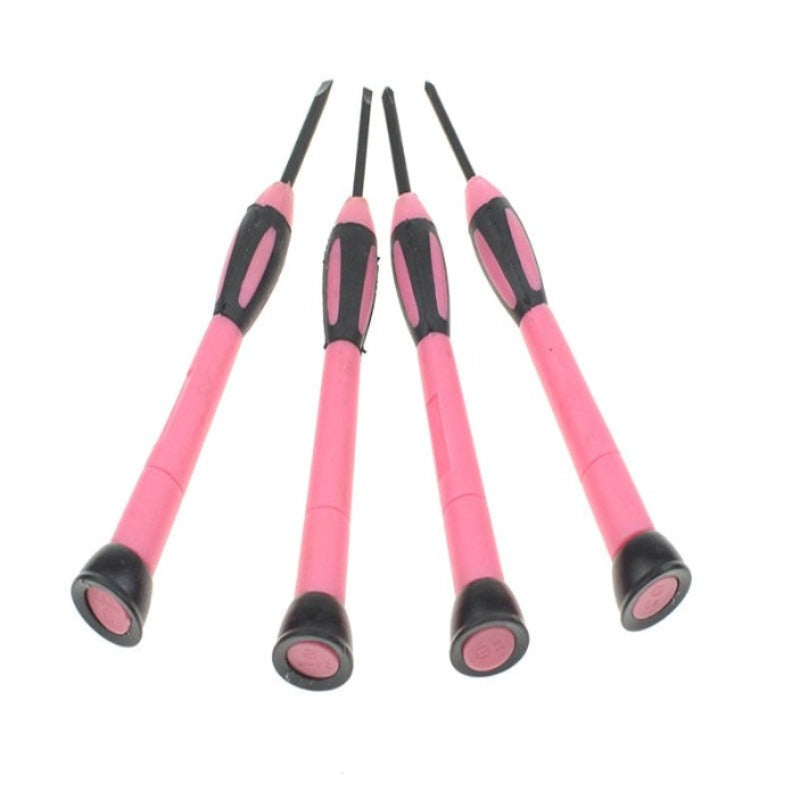 39 Pieces Pink Ladies Tool Set 45# Carbon Steel Household Tools PE Blow Molded Box Color Multi-Specification knife hand tools