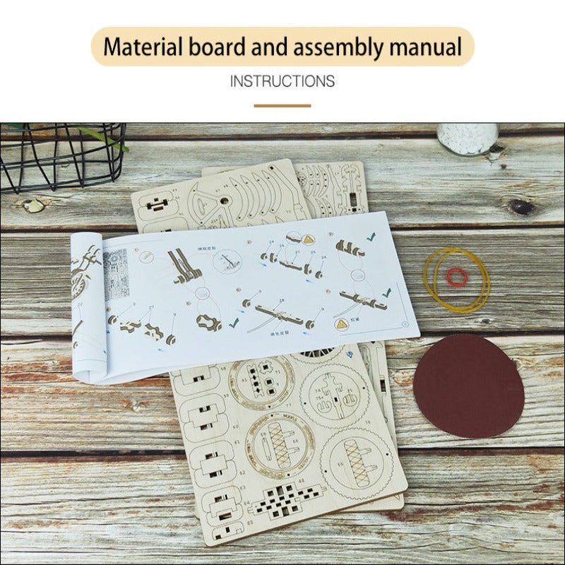 Wooden Motorcycle Mechanical Puzzles 3d Assemble Building Construction Blocks Models Craft Kits for Adults Diy Punk Autobikes