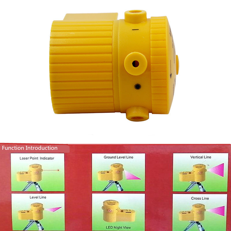 Plastic Multifunction cross Line Tool Device LED Laser Level Vertical Horizontal LV60 equipment measuring With Tripod