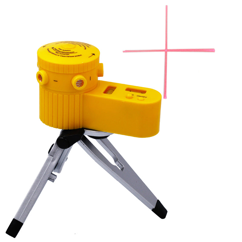 Plastic Multifunction cross Line Tool Device LED Laser Level Vertical Horizontal LV60 equipment measuring With Tripod
