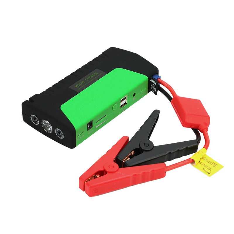  Jump Starter Multifunction Portable Power Bank 12V Car Battery Booster Emergency Starting Device Cables LED Flashlights  Extra 2% Off
