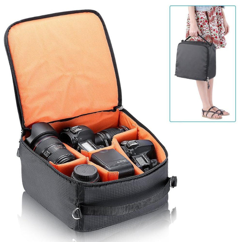  Camera Padded Bag Protection Handbag for SLR DSLR Mirrorless Camerasand Other Camera Accessories