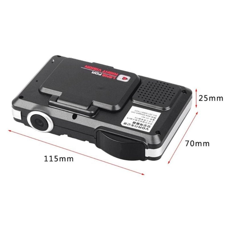 Car Radar DVR Anti Radar Detector 12 languages Driving Recorder Video Camera Flow Detecting Dash Cam Car Detector