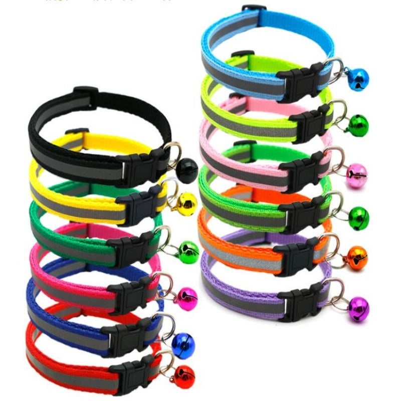 Pets safe seen at night has ball reflective for visual ball for sound easy find Multiple colors available!