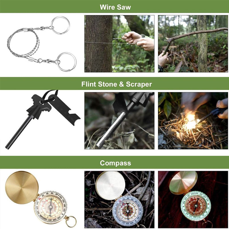 Military-Grade Outdoor Survival Kit