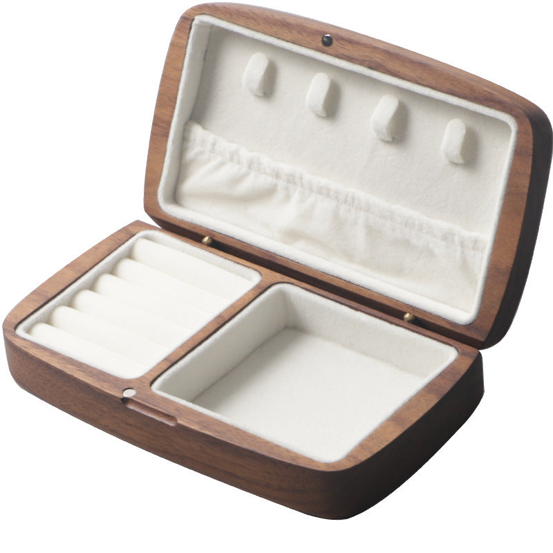 Wooden Travel Jewelry Organizer Boxes