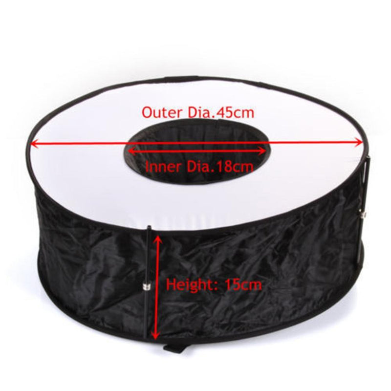 Ring Softbox Flash Round Flash Softbox Foldable Soft Flash Diffuser Camera