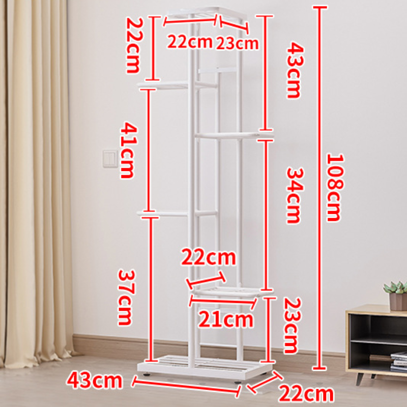 Household Flower Pot Multi-layer Green Radish Storage Balcony Stand