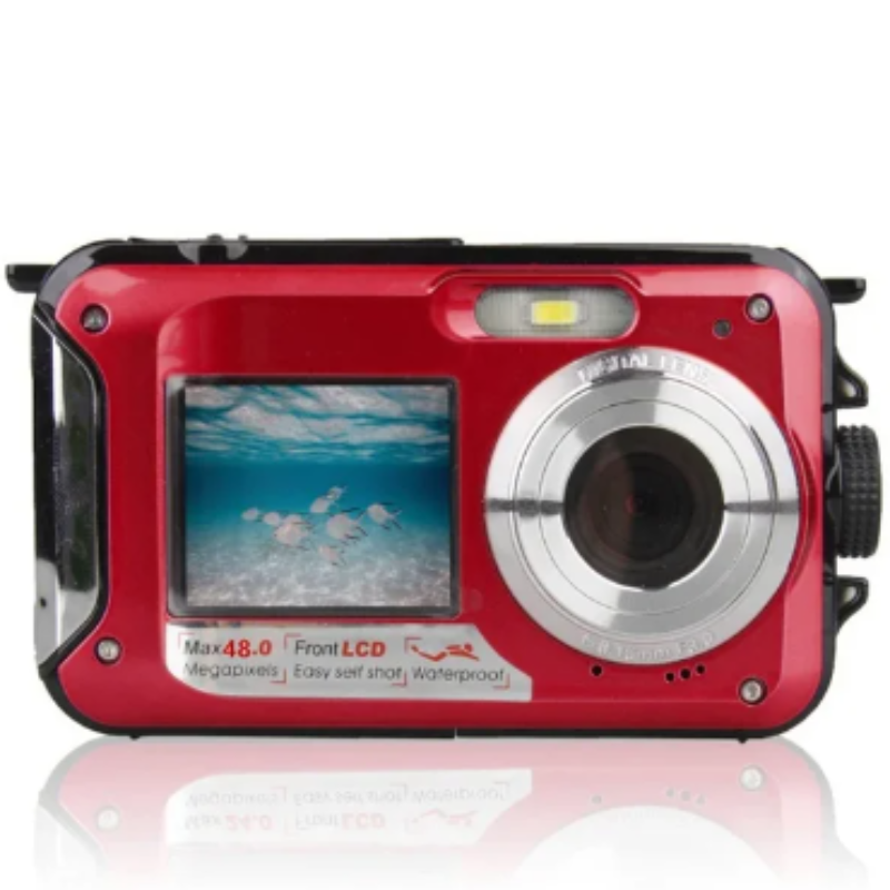Waterproof Digital Double Screen Camera