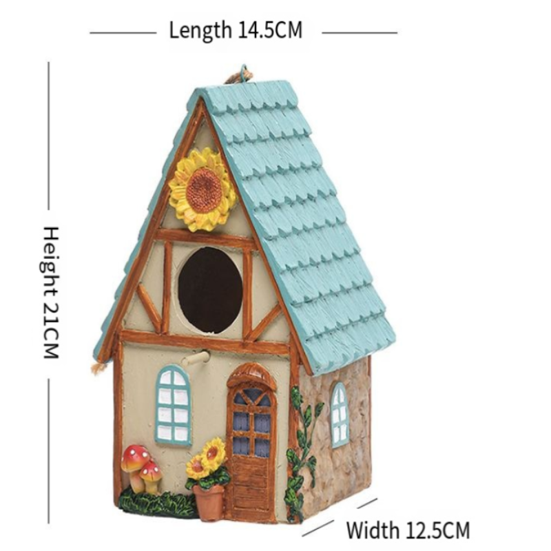 Courtyard Garden Outdoor Bird House Small House Decoration