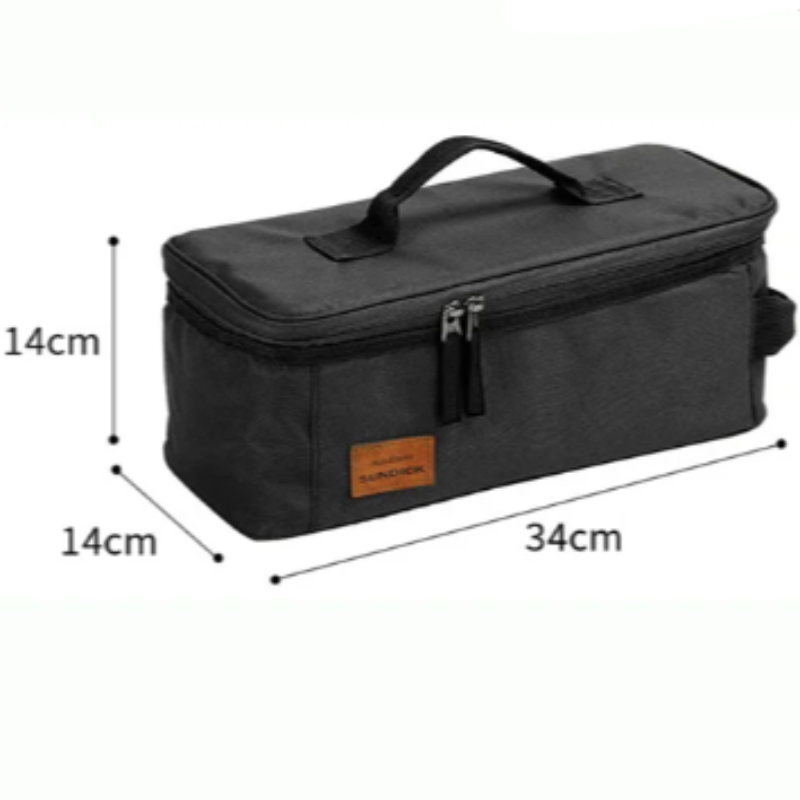 Camping Storage Bag Portable Oxford Cloth Large Capacity Gas Stove Canister Pot Carry Bag Storage Sack Picnic Basket