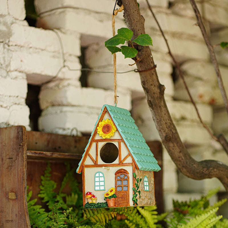 Courtyard Garden Outdoor Bird House Small House Decoration