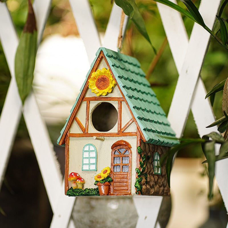 Courtyard Garden Outdoor Bird House Small House Decoration