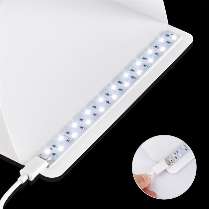 Mini Portable and Folding Photo Light Box
