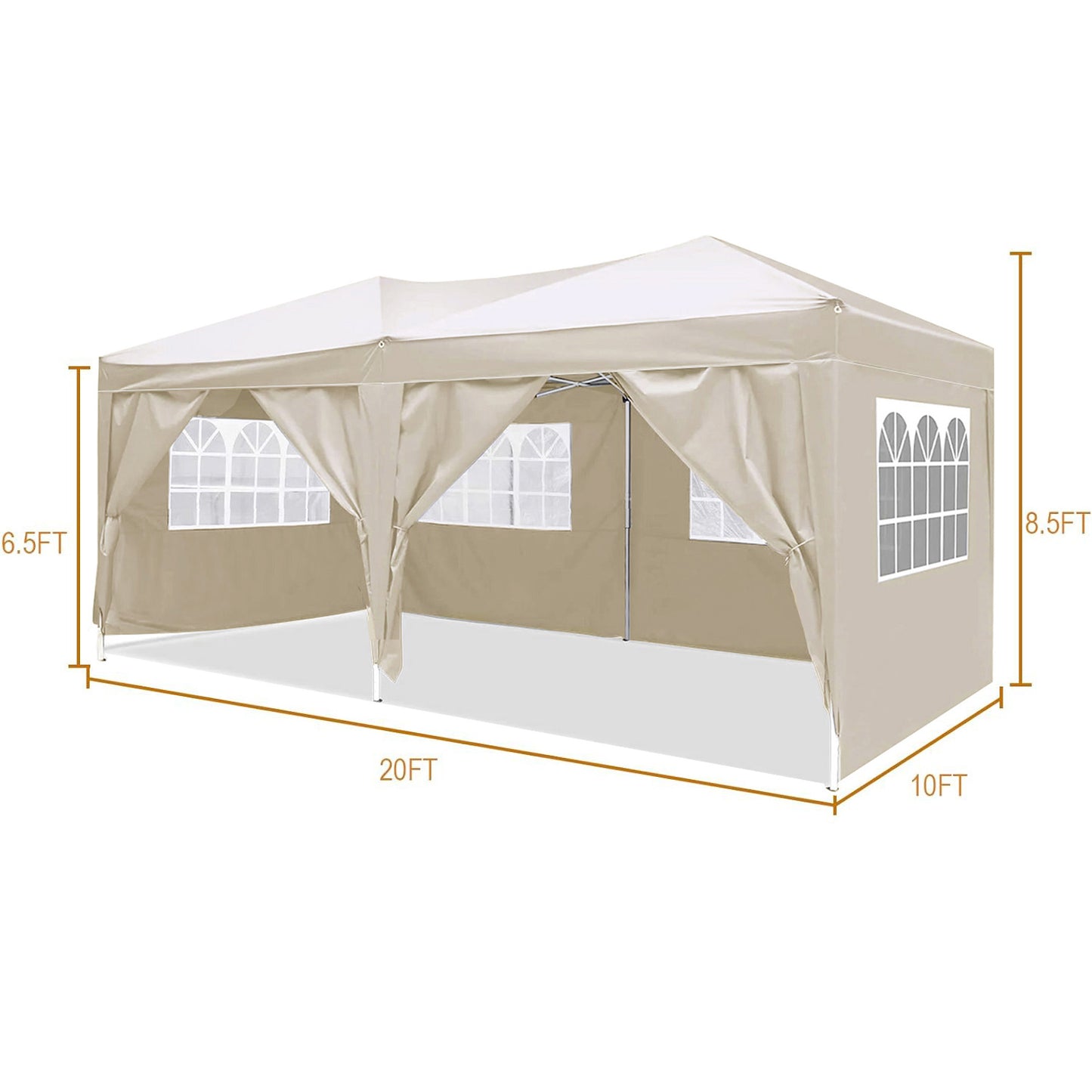 Folding Canopy with Sex Side Walls