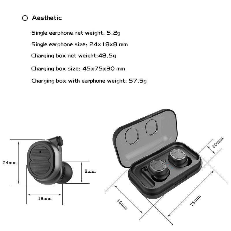 Wireless Bluetooth Stereo Earphone