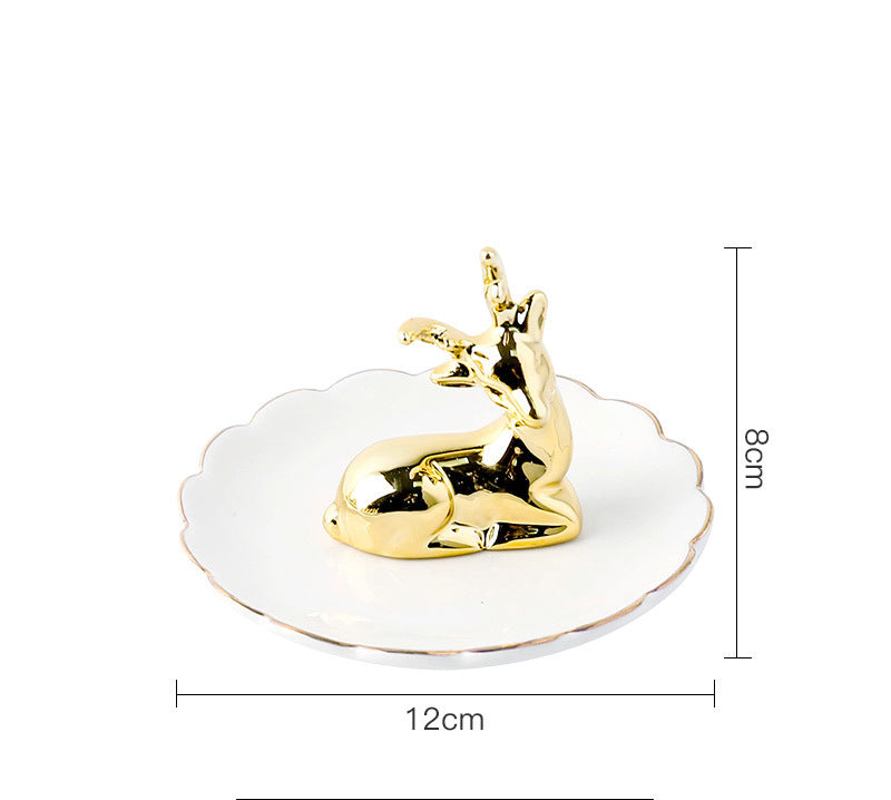 Jewelry Stand Hanging Tray Gold C