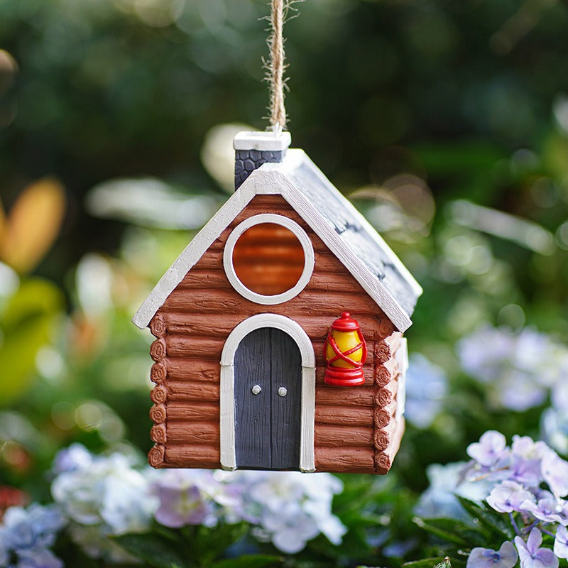 Garden Balcony Outdoor Bird House House Tree Hanging Decoration