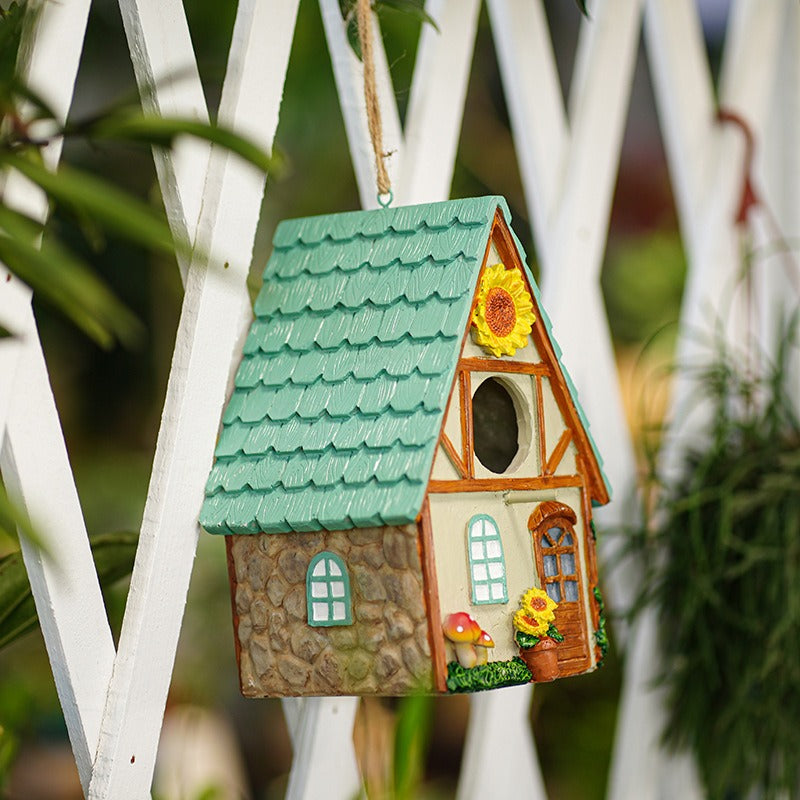 Courtyard Garden Outdoor Bird House Small House Decoration