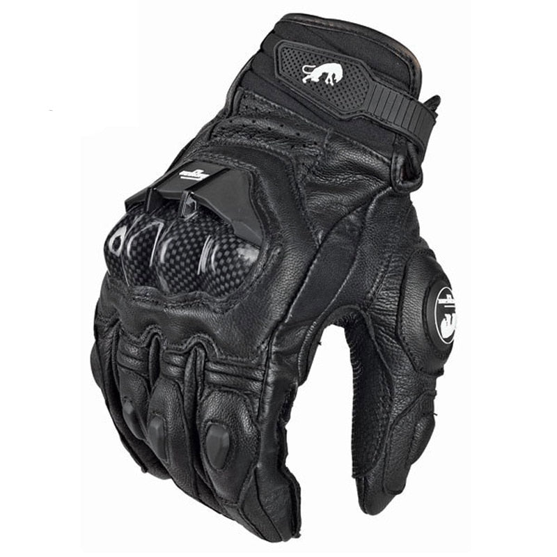 Motorcycle Leather Racing Gloves