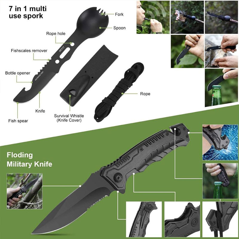 Military-Grade Outdoor Survival Kit