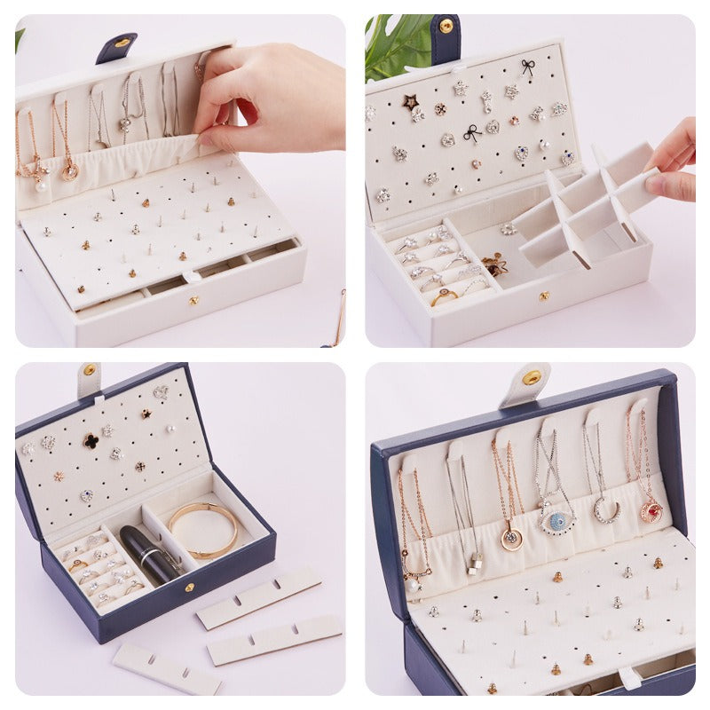 Portable Jewelry Box Storage Box