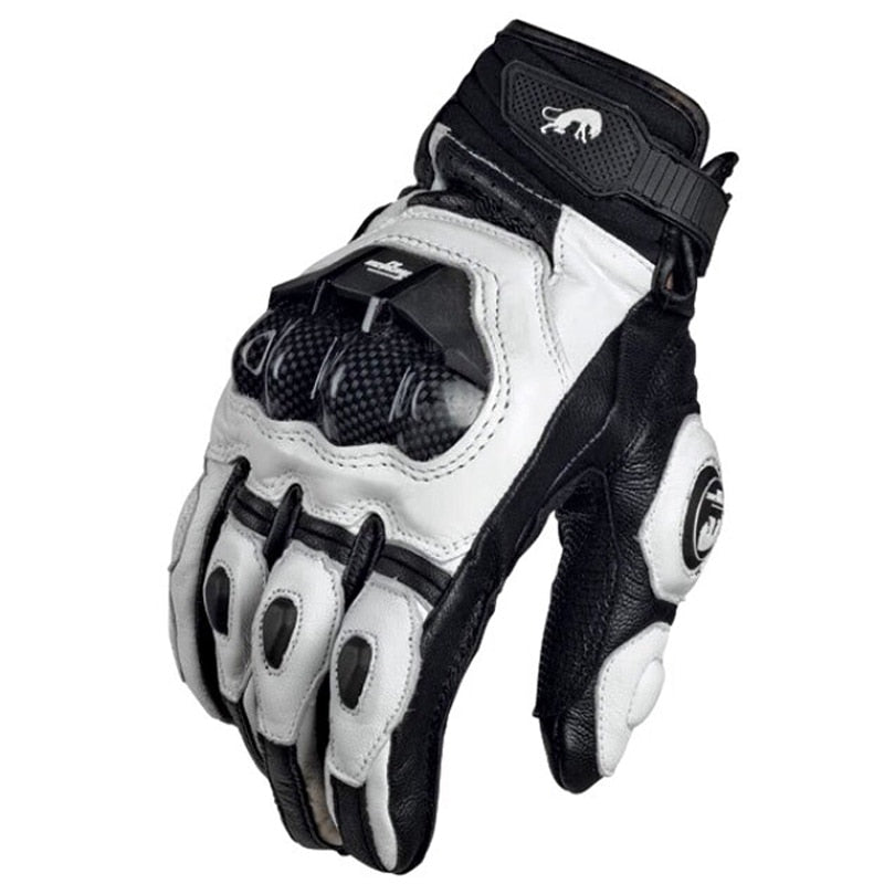 Motorcycle Leather Racing Gloves