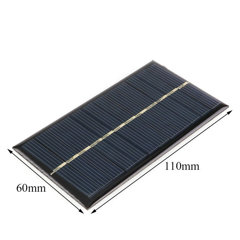 Mini 6V1W Solar Power Panel Solar System DIY For Battery Cell Phone Chargers Portable Solar Panel for Charger Solar Energy Plate
