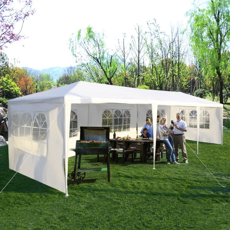 8 Sides Waterproof Tent with Spiral Tube Wedding Tent Outdoor Gazebo Heavy Duty Pavilion Event US Warehouse