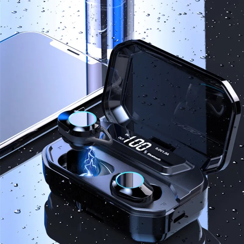Wireless Bluetooth Earphones with Mic.